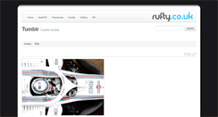 Desktop Screenshot of home.rufty.co.uk